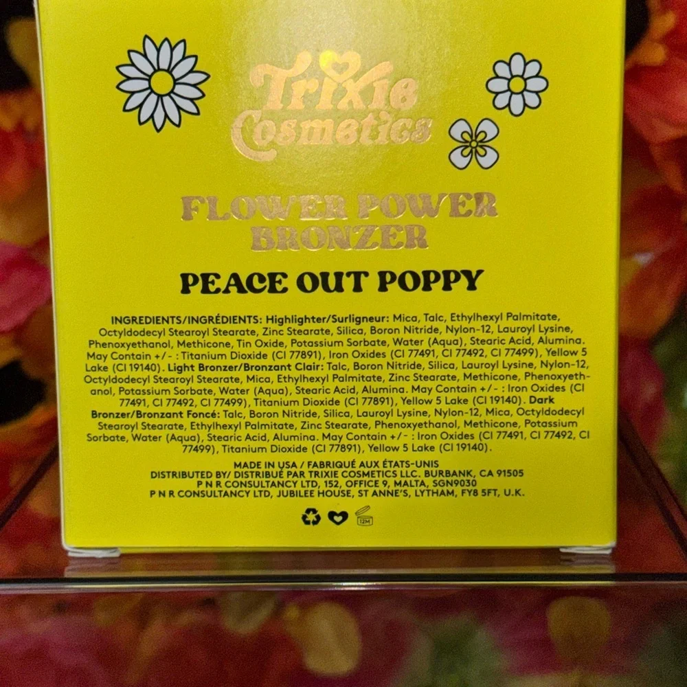 Trixie Cosmetics Flower Power Bronzer - Peace Out Poppy